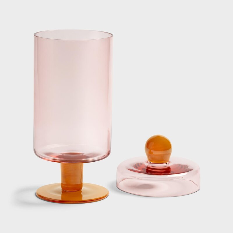 &KLEVERING Tall Jar - Duo Pink
