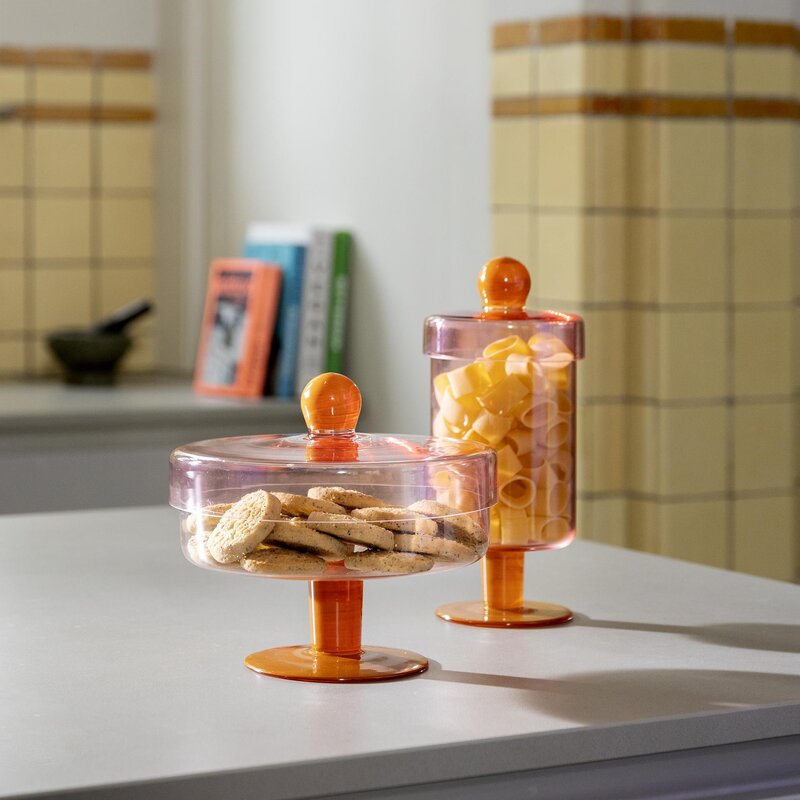 &KLEVERING Tall Jar - Duo Pink