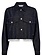 L'AMITIE Crop Shirt Cargo Denim - Dark Blue