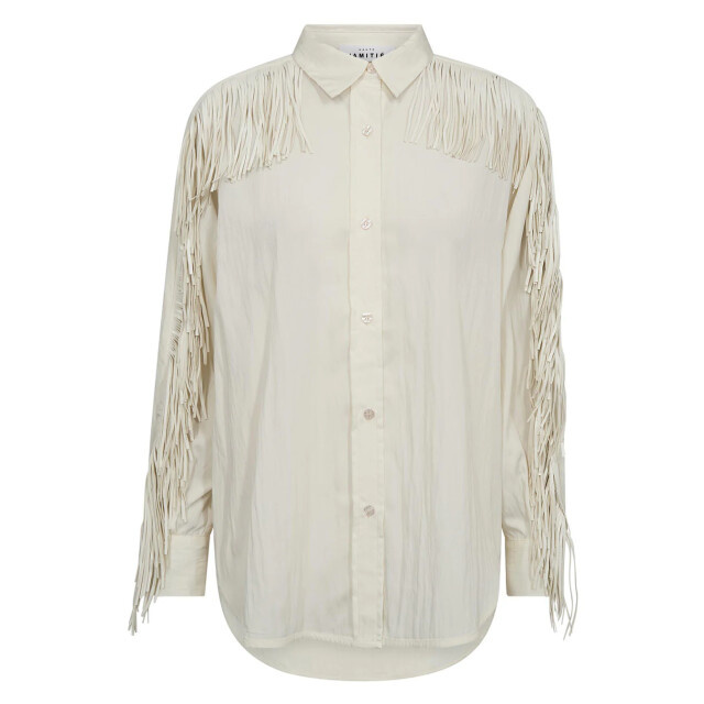 L'AMITIE Fringe Shirt - Off White