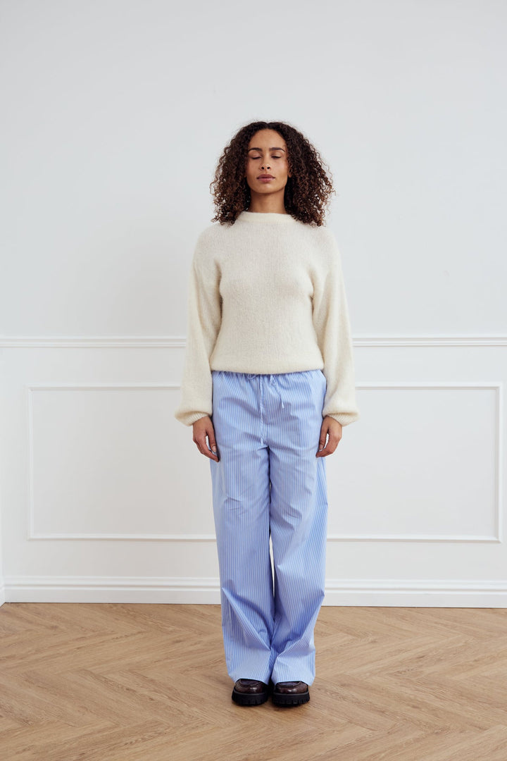 NOELLA Samira Gestreepte Broek - Blauw Wit