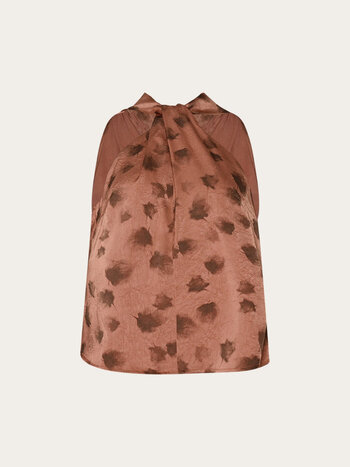 NOELLA Lucinda Cosette Blouse - Rust Print