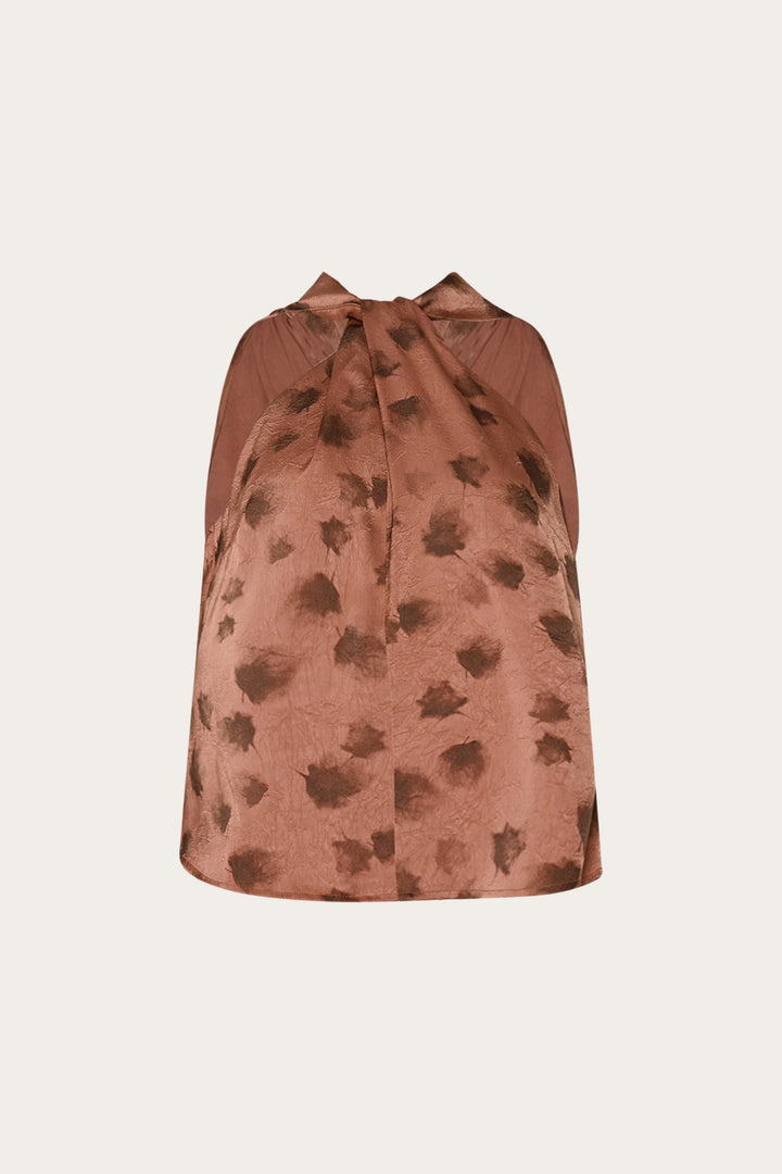 NOELLA Lucinda Cosette Blouse - Rust Print