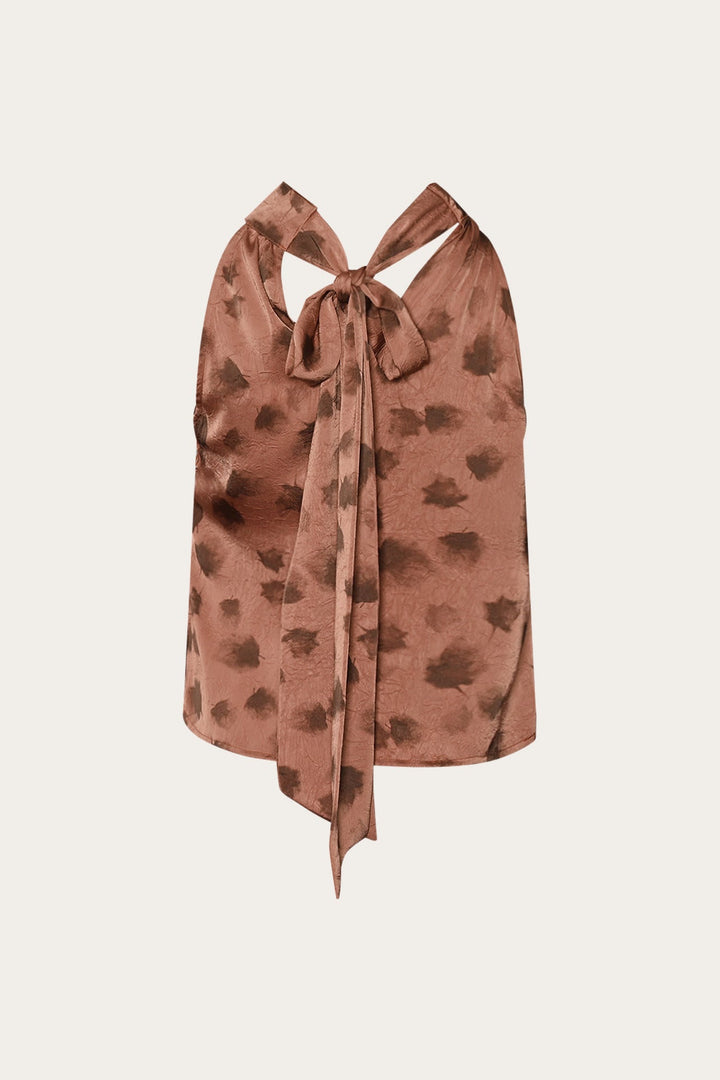 NOELLA Lucinda Cosette Blouse - Rust Print