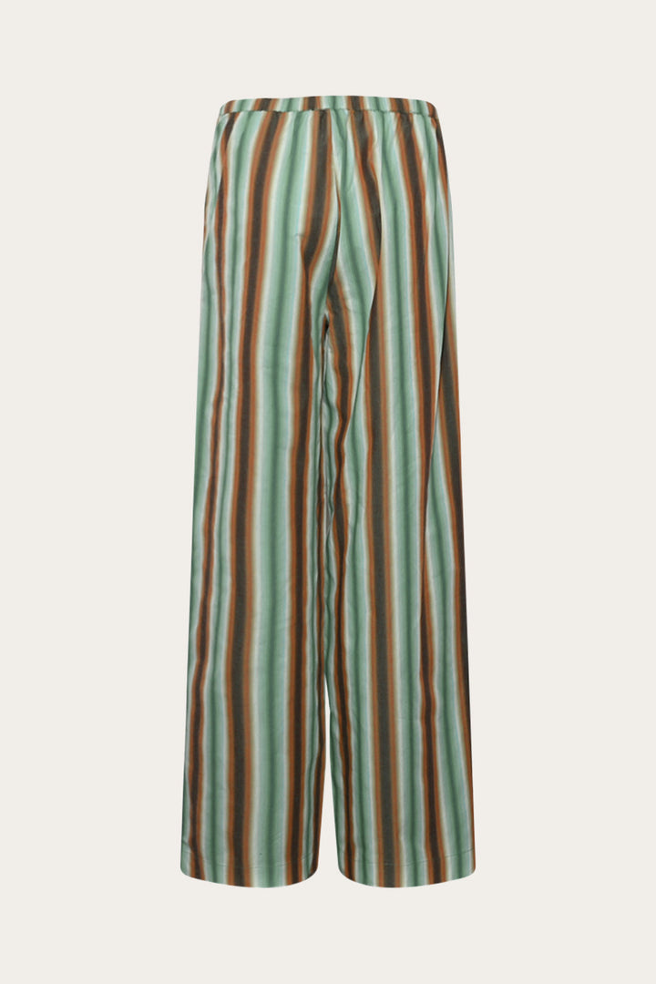 NOELLA Samira Striped Pants - Cosma Green