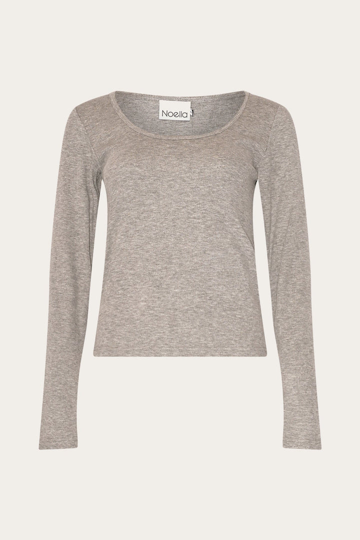 NOELLA Leyton Top - Stofgrijs Gemêleerd