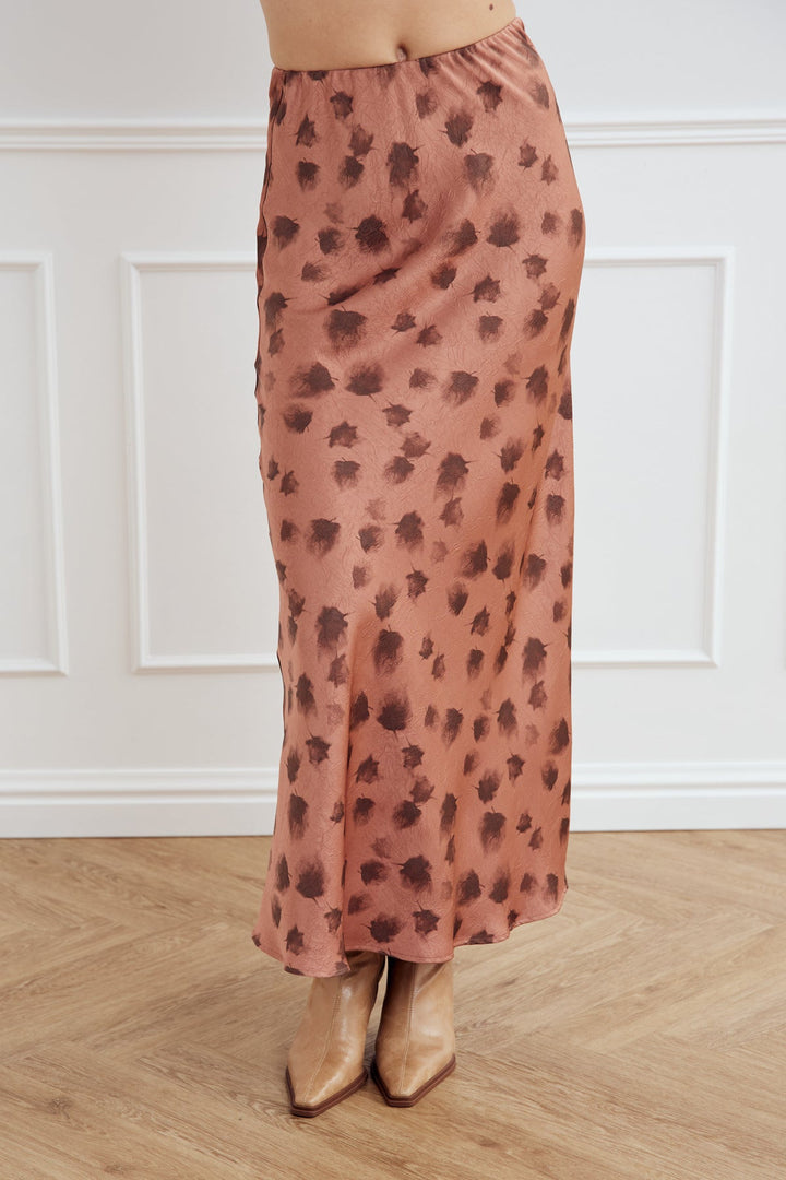 NOELLA Leonora Cosette Skirt - Rust Print