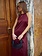 NOELLA Lacie Dress - Burgundy