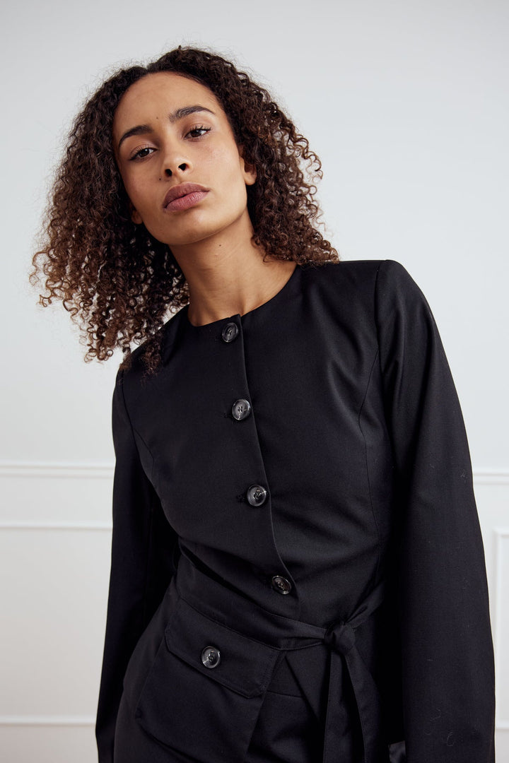 NOELLA Kasaundra LS Blazer - Black