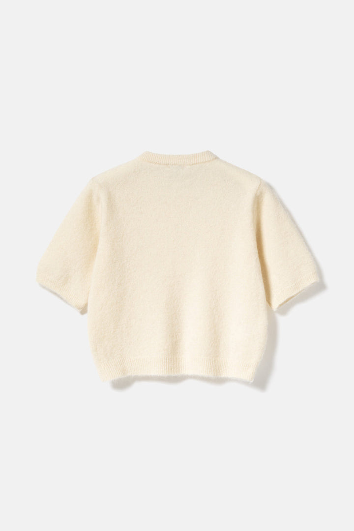 NOELLA Kae SS Knit Cardigan - Oyster Beige