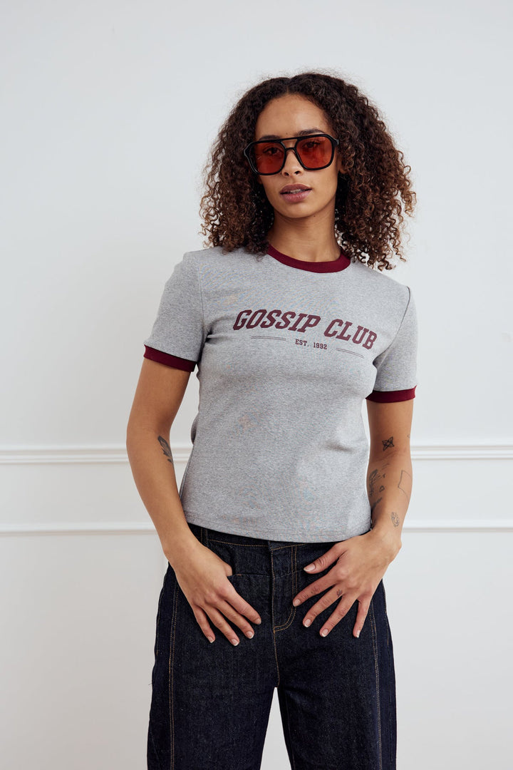 NOELLA Gossip T-shirt - College Grey