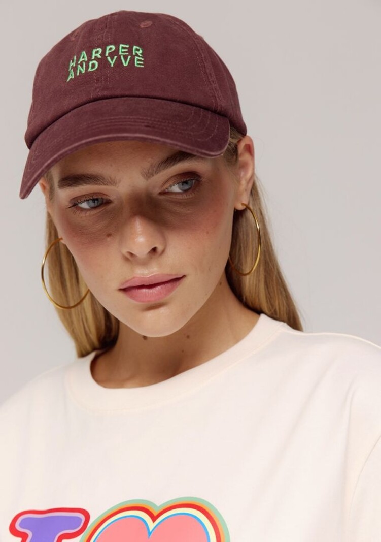 HARPER & YVE Cap - Dark Brown
