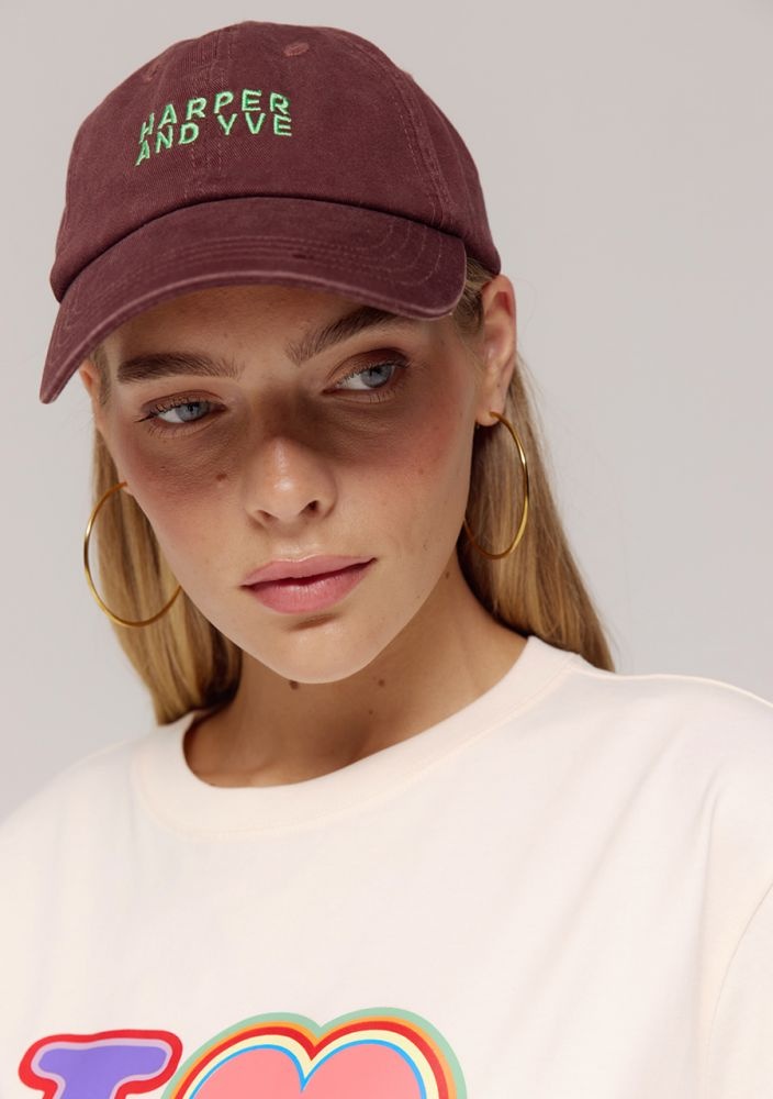 HARPER & YVE Cap - Dark Brown