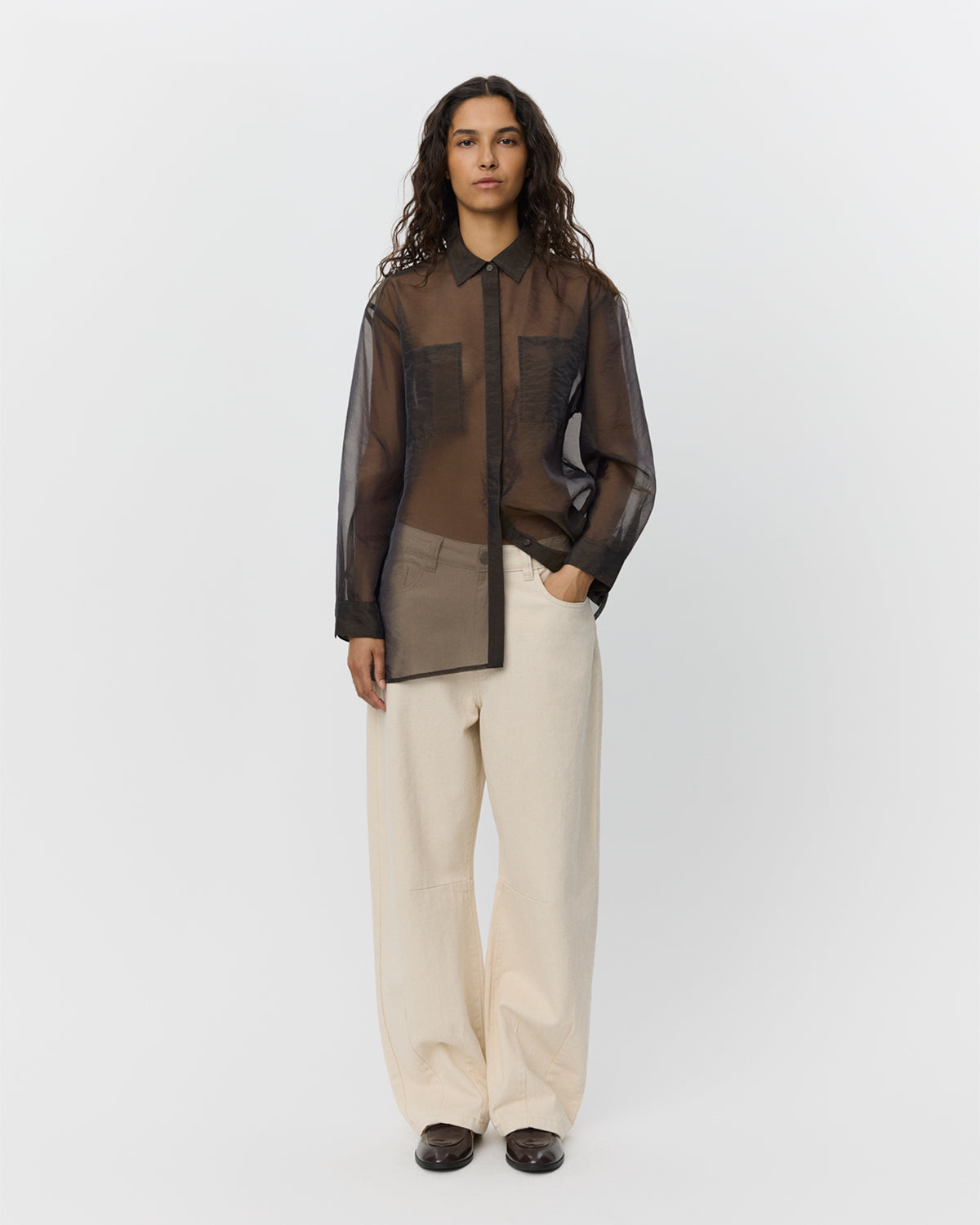 SOFIE SCHNOOR DonnaSW Shirt - Dark Brown