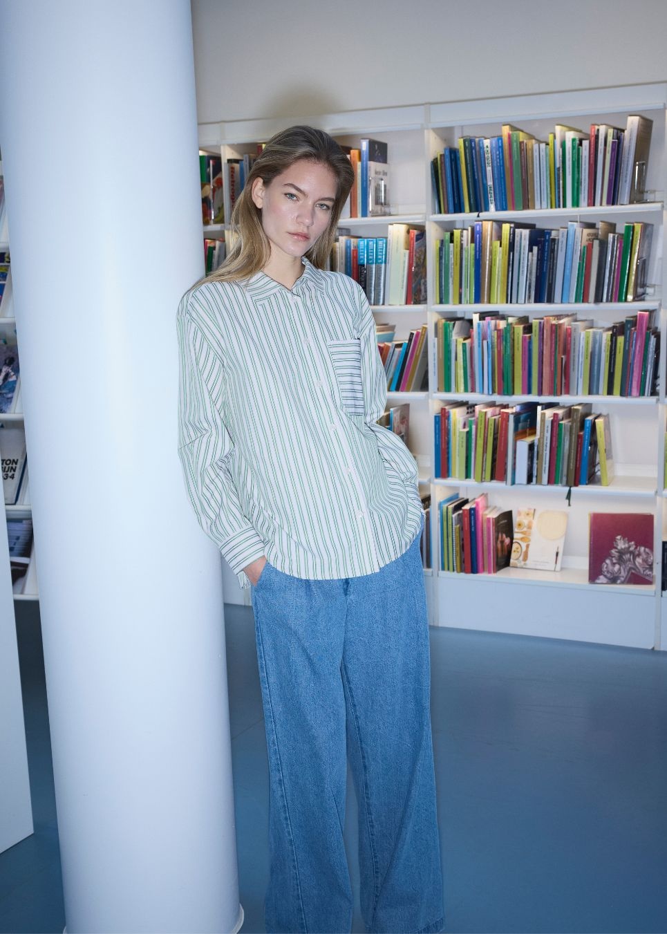 MODSTROM MilleMD Gestreept Shirt - Groen