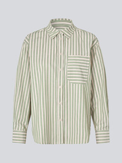 MODSTROM MilleMD Gestreept Shirt - Groen
