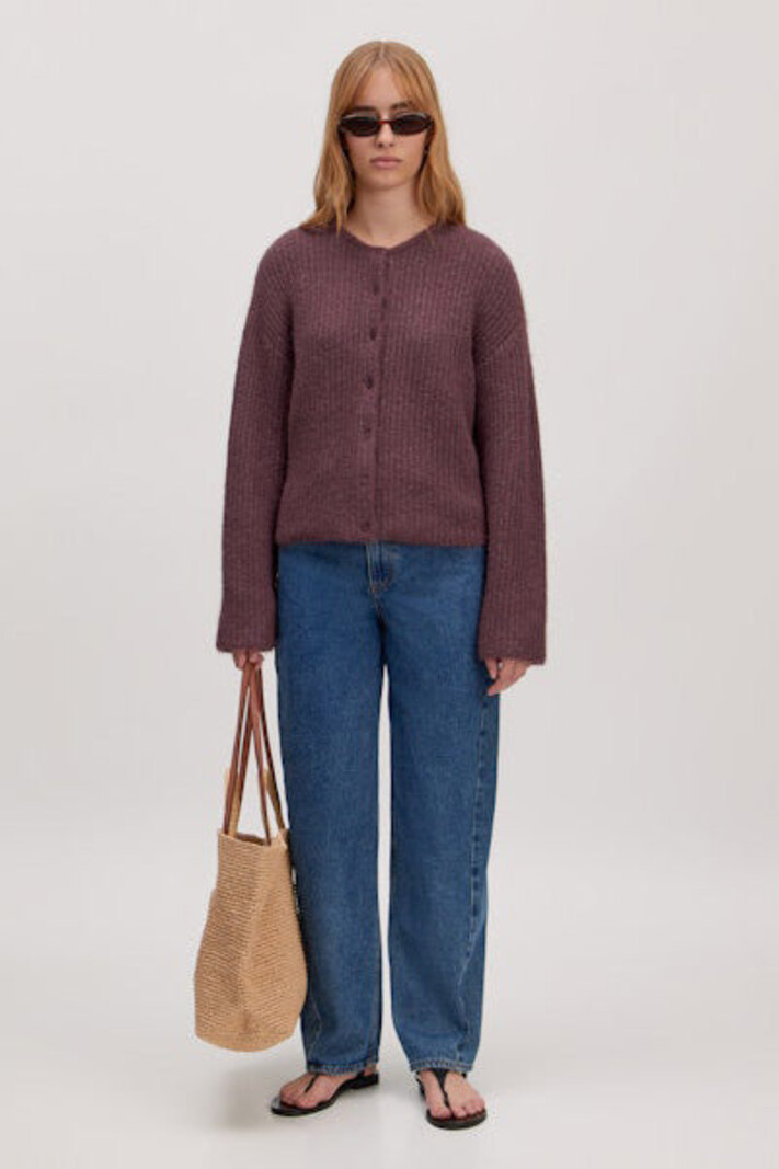 EDITED Iliana Cardigan - Berry