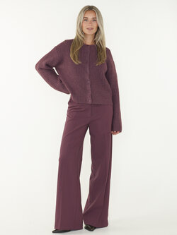 EDITED Teyana Trousers - Berry