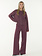 EDITED Teyana Trousers - Berry