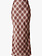 EDITED Silva Checkered Skirt - Pink