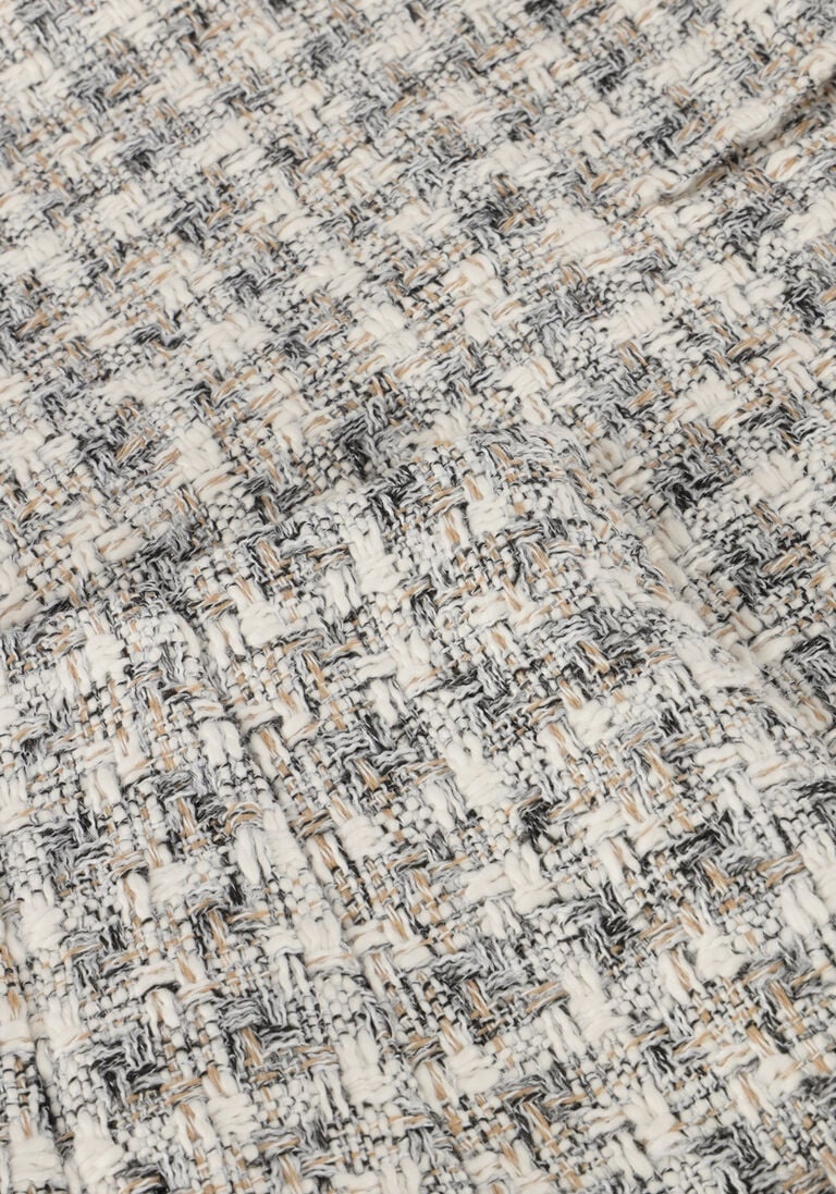 EDITED Ellinor Tweed Skirt - Off White