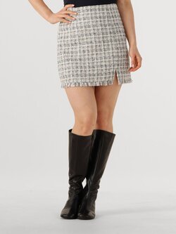 EDITED Ellinor Tweed Rok - Gebroken Wit