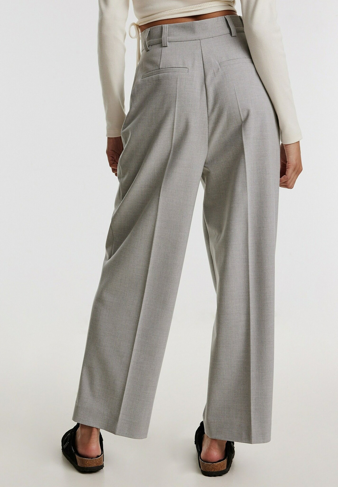 EDITED Kaj Trousers - Grey Melange