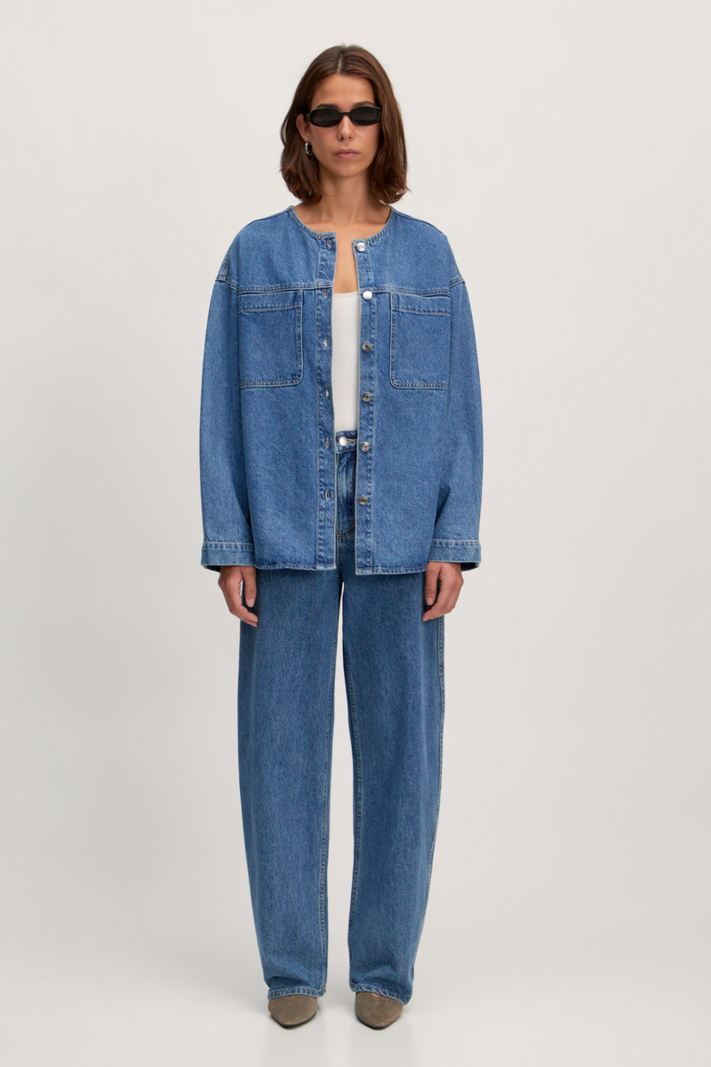 EDITED Theodora Denim - Mid Blue