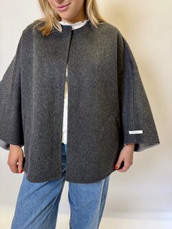 MM Raphaella Jacket Dark Grey Revers TU