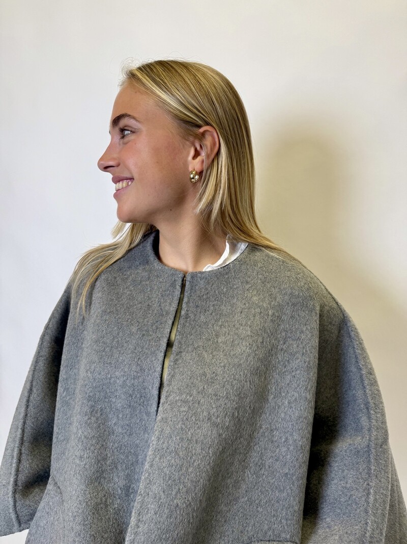 MM Raphaella Jacket Grey Revers TU