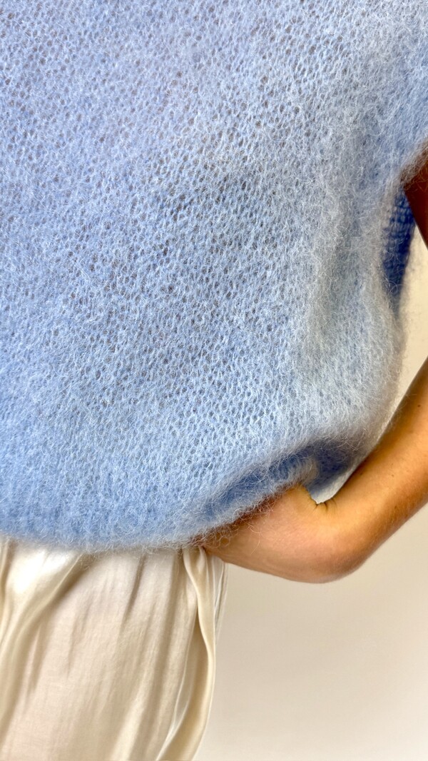 Mohair Debardeur Light Blue TU