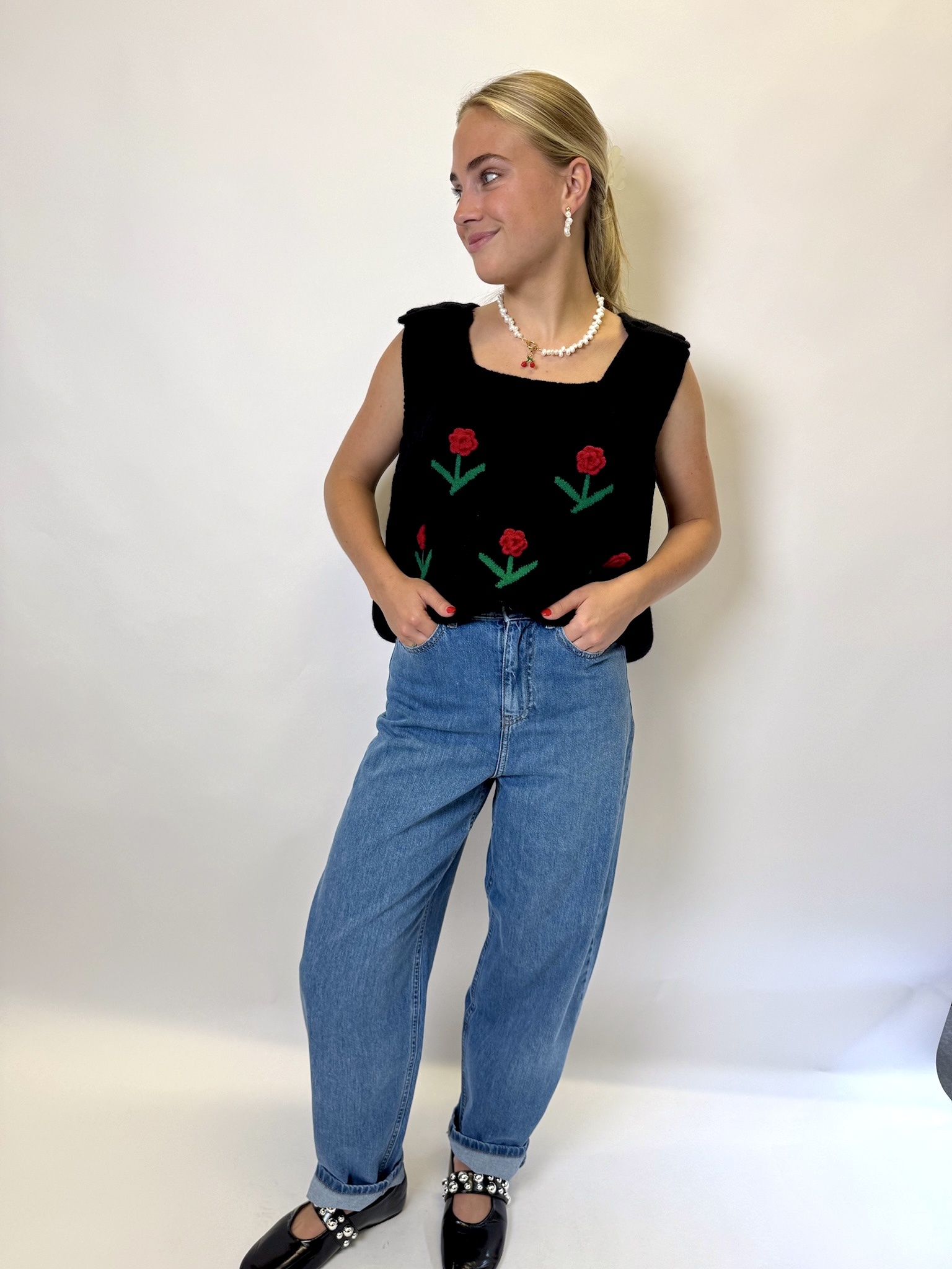 MM Rosa Debardeur Zwart