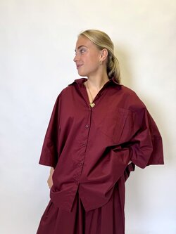 MM Yin Shirt Bordeaux TU