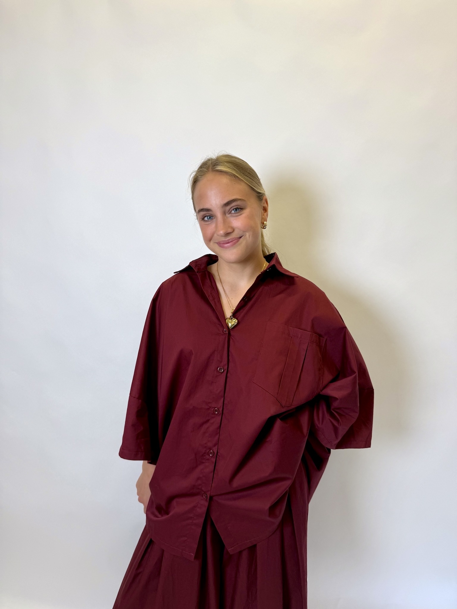 MM Yin Shirt Bordeaux TU