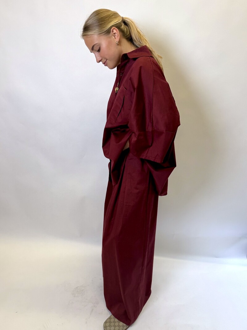 MM Yuno Pants Burgundy TU