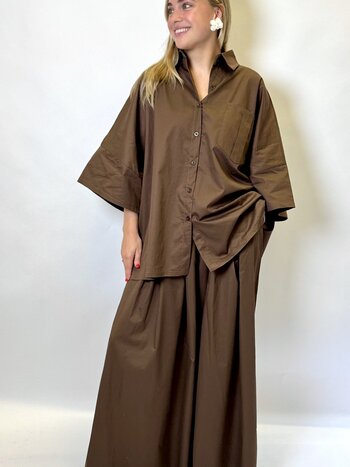 MM Yin Shirt Brown TU