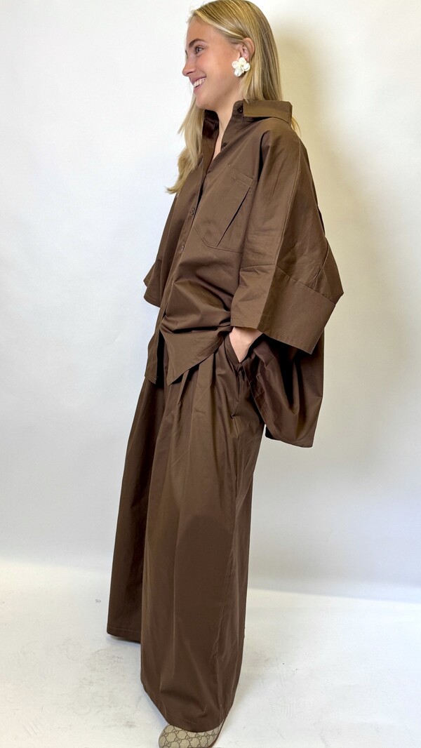 MM Yin Shirt Brown TU