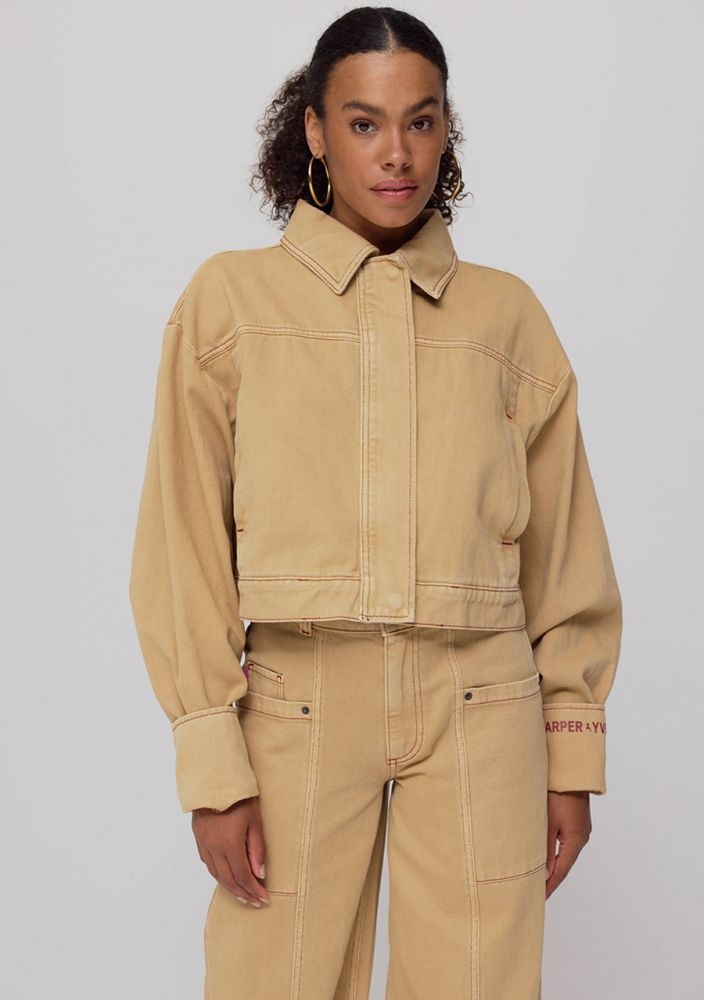 HARPER & YVE Madelynn Jeans Beige