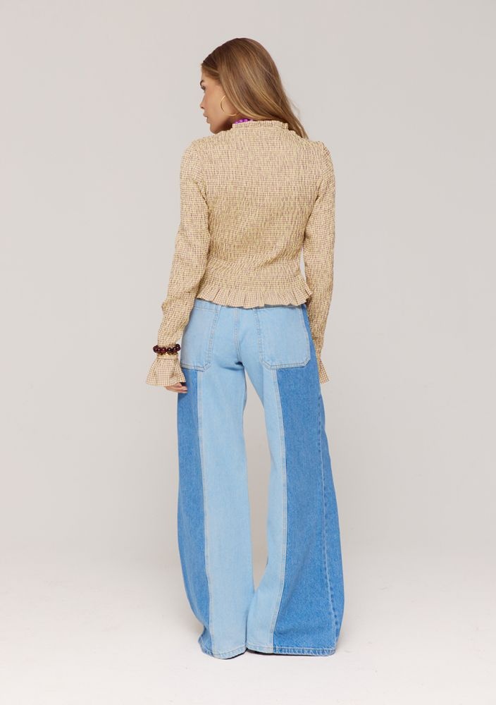 HARPER & YVE Veerle Blouse Check Lemonade