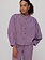 HARPER & YVE Felix Checkered  Blouse Purple