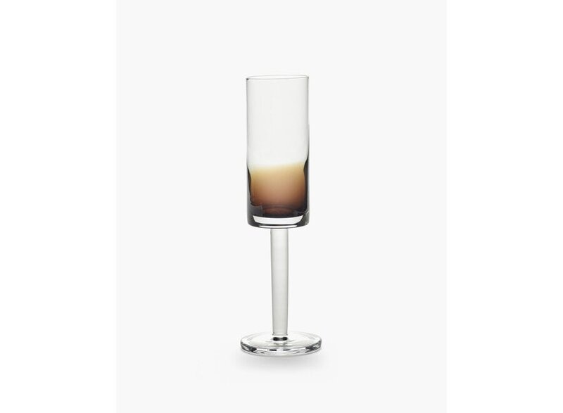 serax Zuma Long Champagnecoupe Set of 4 Amber