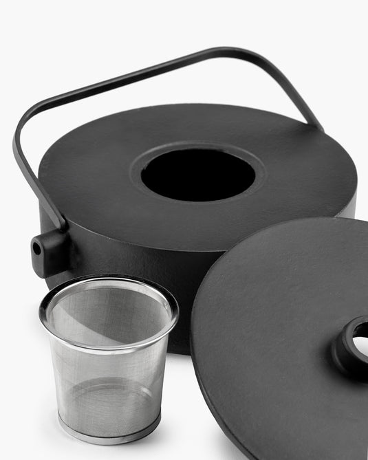serax Collage Cast Iron Teapot Black