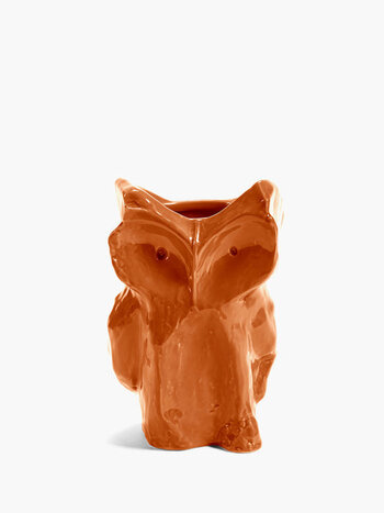 serax Marni Midnight Creatures Owl Vase L Orange