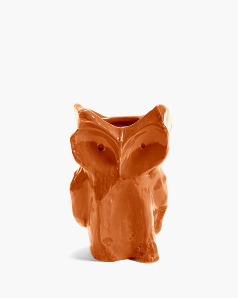 serax Marni Midnight Creatures Owl Vase L Orange