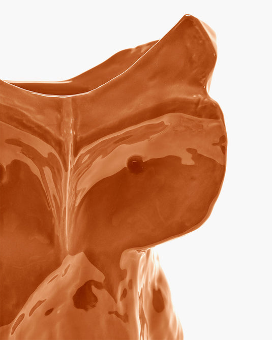 serax Marni Midnight Creatures Owl Vase L Orange