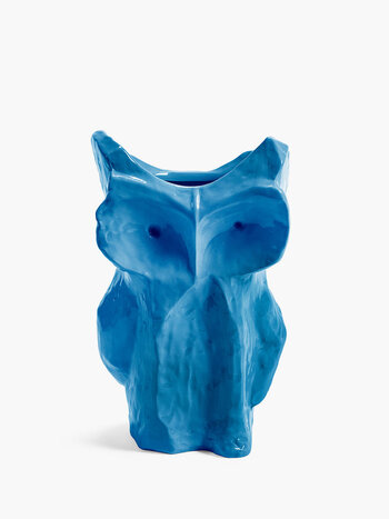 serax Marni Midnight Creatures Owl Vase L Blue