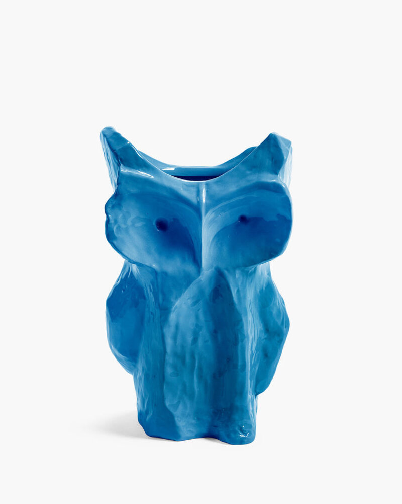 serax Marni Midnight Creatures Owl Vase L Blue
