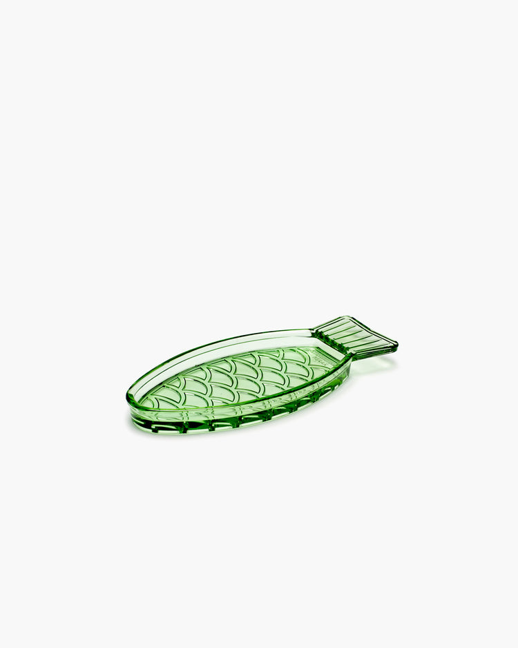 serax Fish & Fish Dish Transparent Green