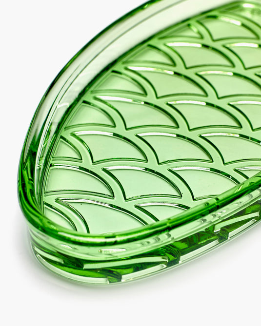 serax Fish & Fish Dish Transparent Green