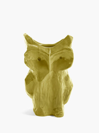 serax Marni Midnight Creatures Owl Vase L Yellow